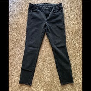Madewell skinny skinny ankle jeans black sz 28